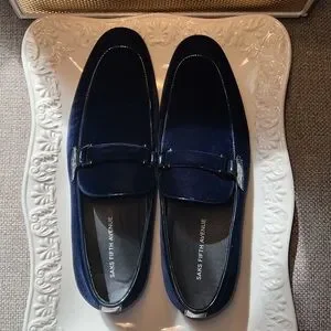 Saks Fifth Avenue | Shoes | Saks Fifth Avenue Blue Velvet 